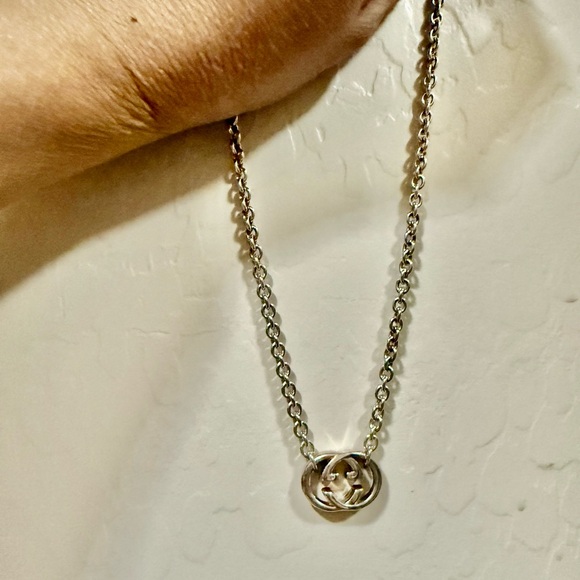 Gucci Choker .925 Silver Logo Necklace, 16 in - Picture 5 of 9